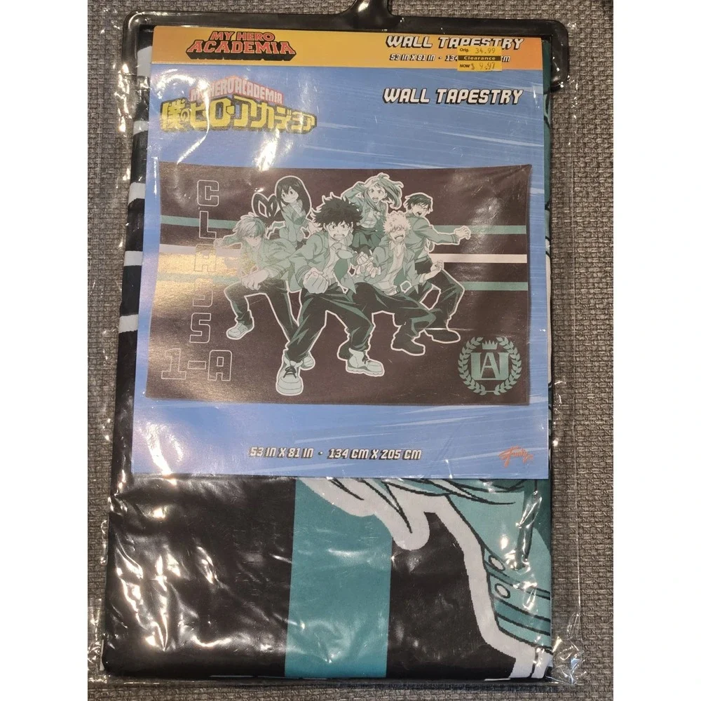 Anime‎ My Hero Academia Black and Blue Wall Tapestry 53